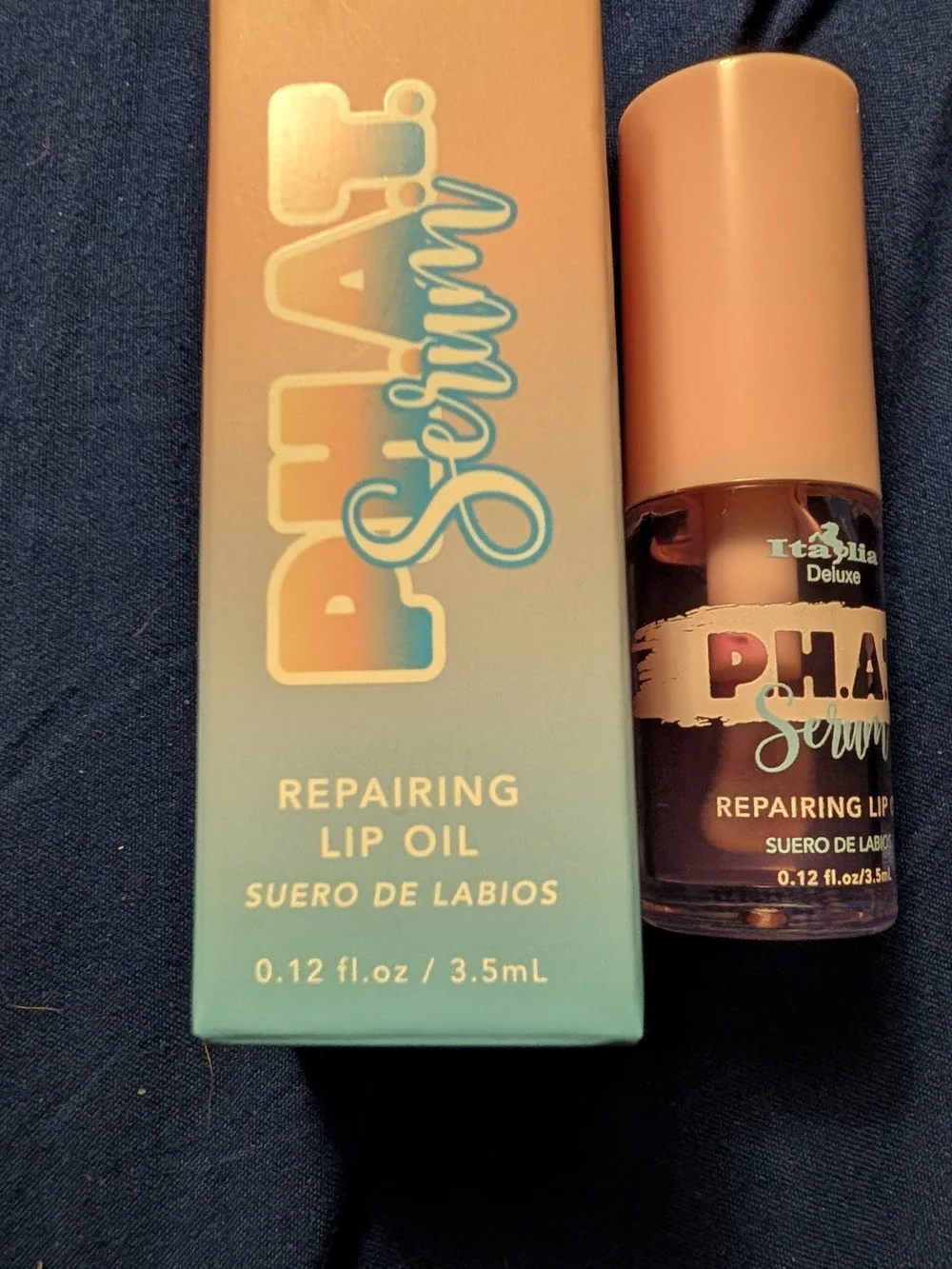 Italia Deluxe P.H.A.T. Repairing Oil Lip Serum - Nourish Lips - Hyaluronic Acid